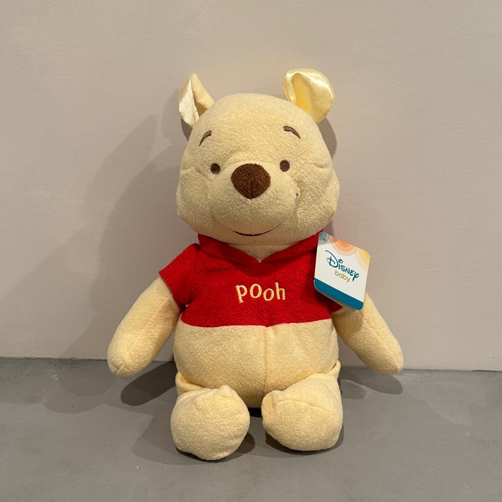 NWT DISNEY BABY VINTAGE WINNIE THE POOH STUFFED ANIMAL STUFFY